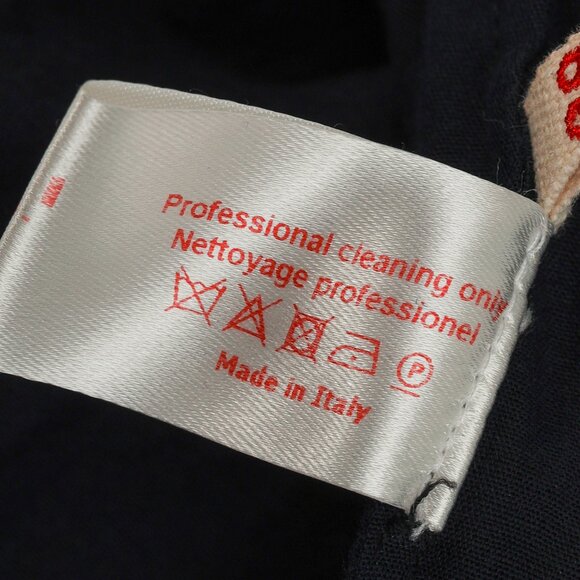 Marni R/10 Navy Cotton-Blend Gauze Tie Duster Coat - Picture 10 of 10